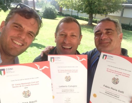 FORMAZIONE – CINQUE MAESTRI HANNO OTTENUTO LA QUALIFICA DI “TECNICO DI QUARTO LIVELLO”