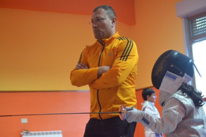 Il maestro Letterio Cutugno con i suoi allievi 1