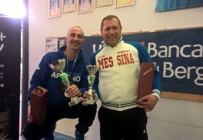 Letterio Cutugno con il vincitore Iacopo Nicoli