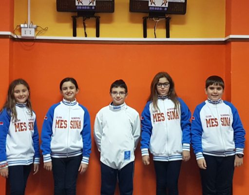 ESORDIO AGONISTICO PER 5 ALLIEVI DEL CLUB SCHERMA MESSINA